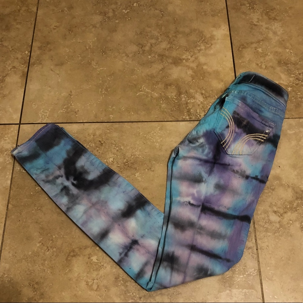 COPY - Hand dyed hollister jeggings